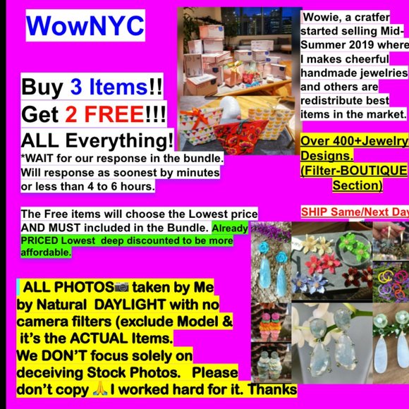 New Large Floral Flower Orchid Acrylic Earrings - Picture 8 of 8